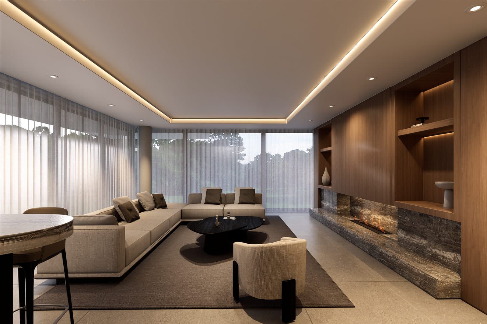 Country Canning, render de casa en Country El Ombú