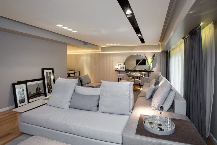 Conesa, living curado en Belgrano